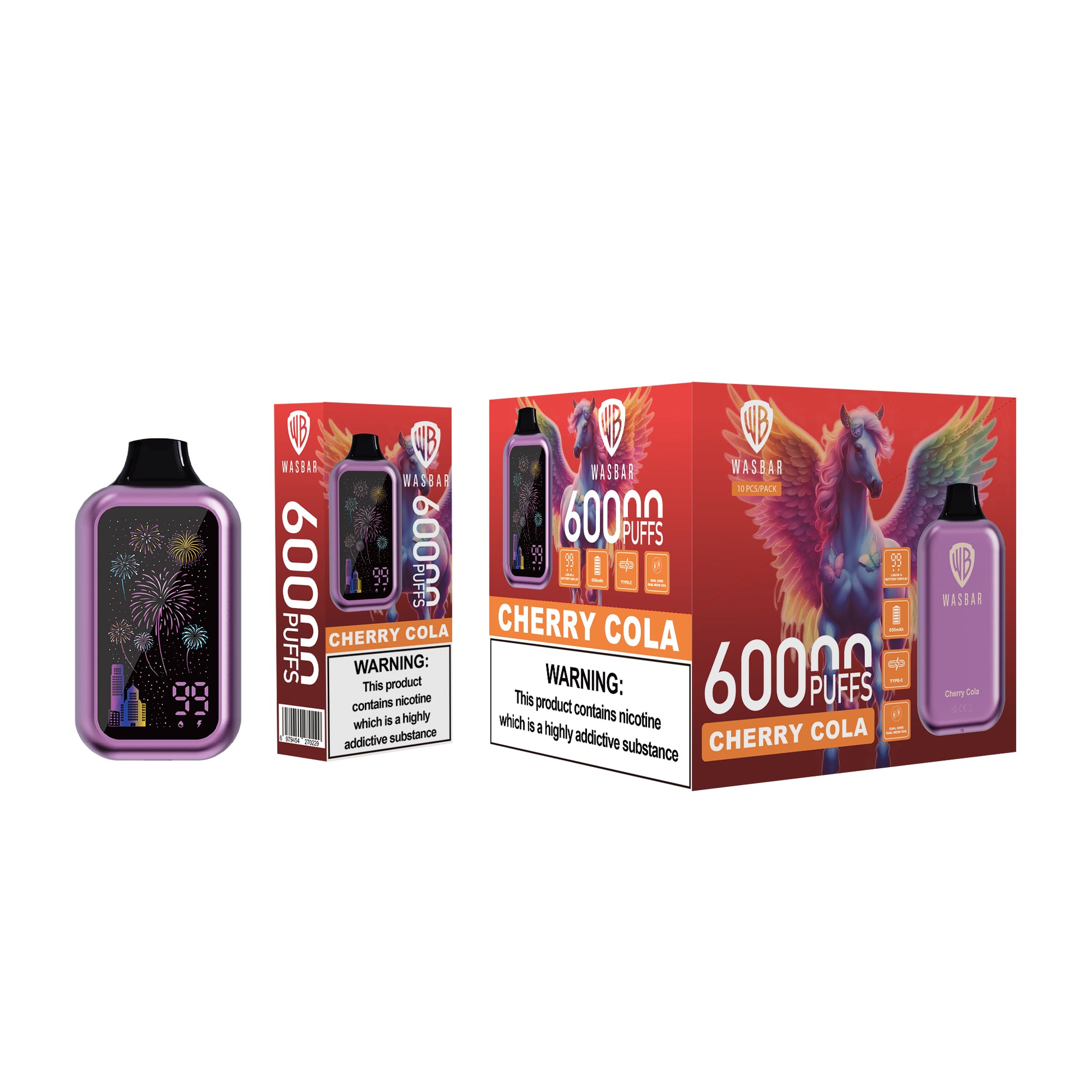 WASBAR 60K Taff Cherry Cola