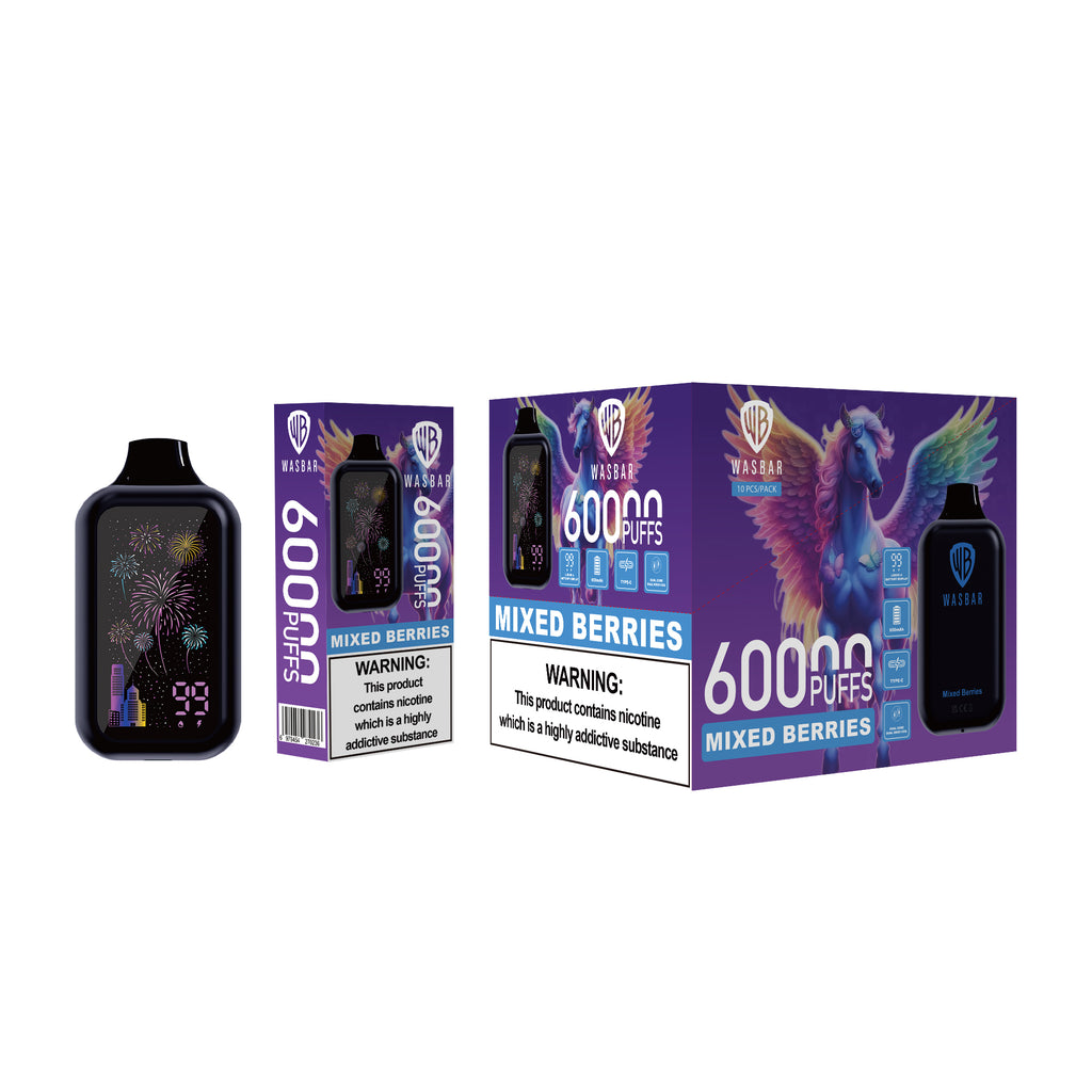 WASBAR 60K Puffs Gemischte Beeren