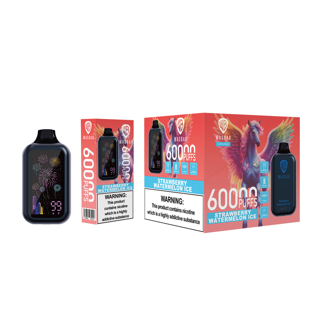 WASBAR 60K Vape Erdbeer-Wassermelone-Eis