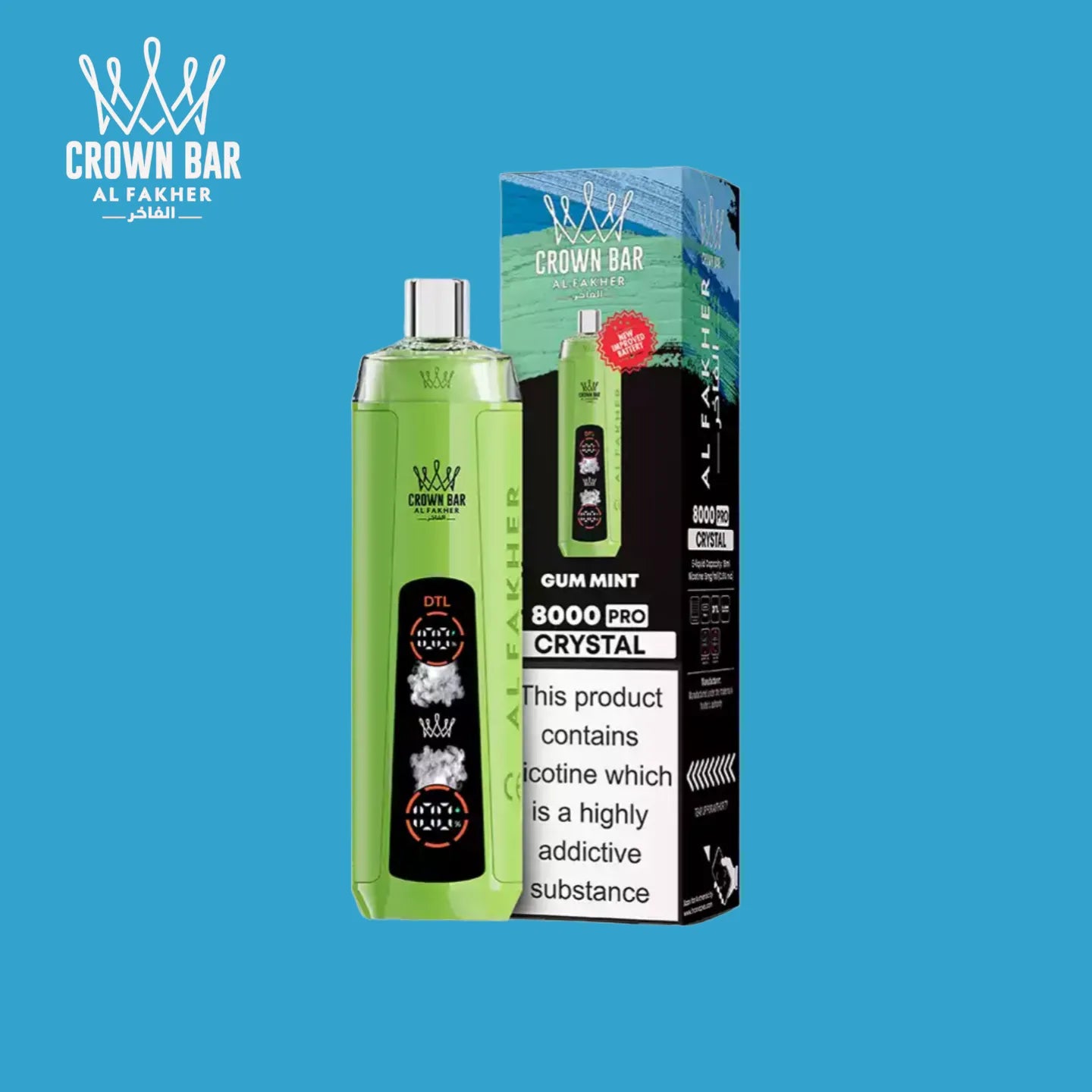 Al Fakher Vape 8000 Taff Gum Mint