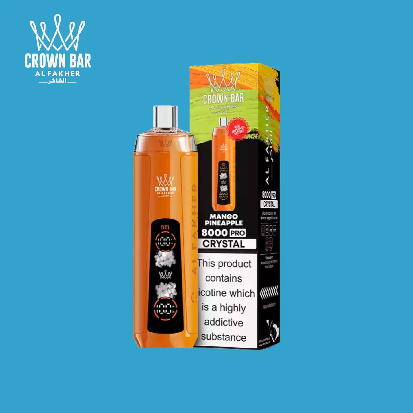 Saveur Mango Pineapple Al Fakher 8000