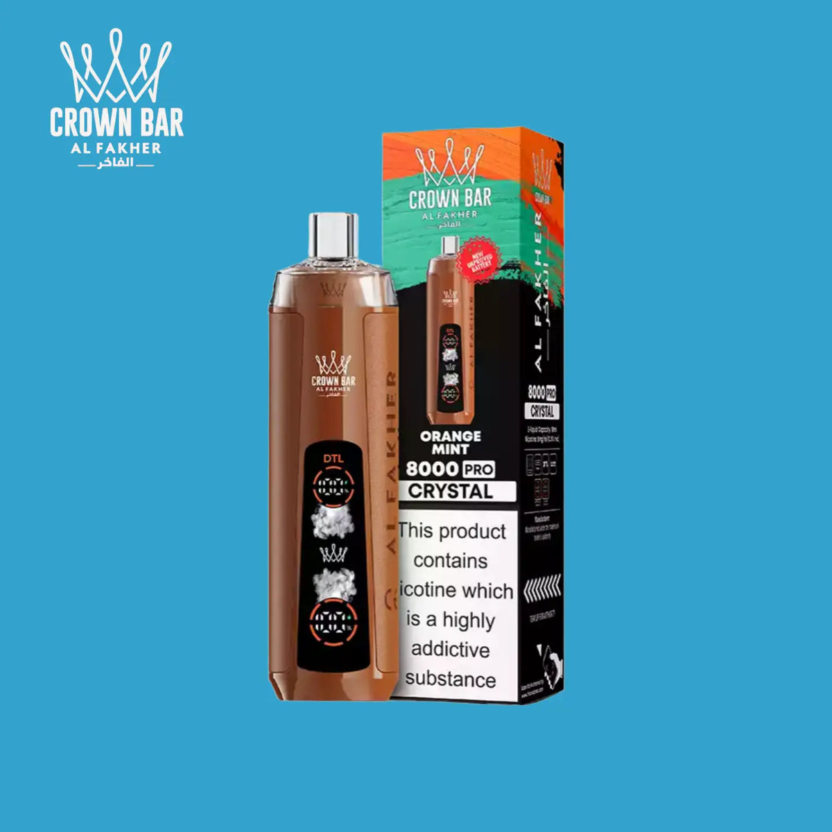Saveur Orange Mint Al Fakher Vape 8000 Puffs