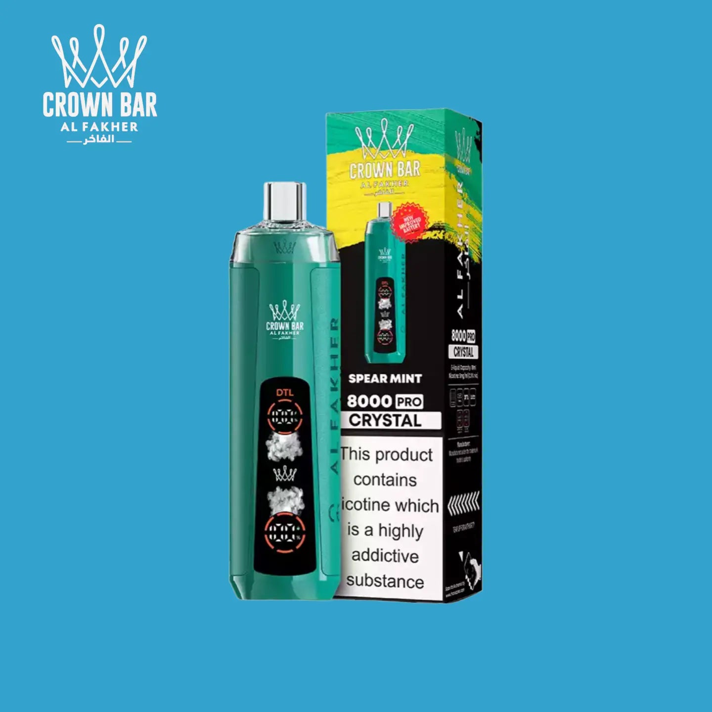 Saveur Spearmint Al Fakher 8000 Taff