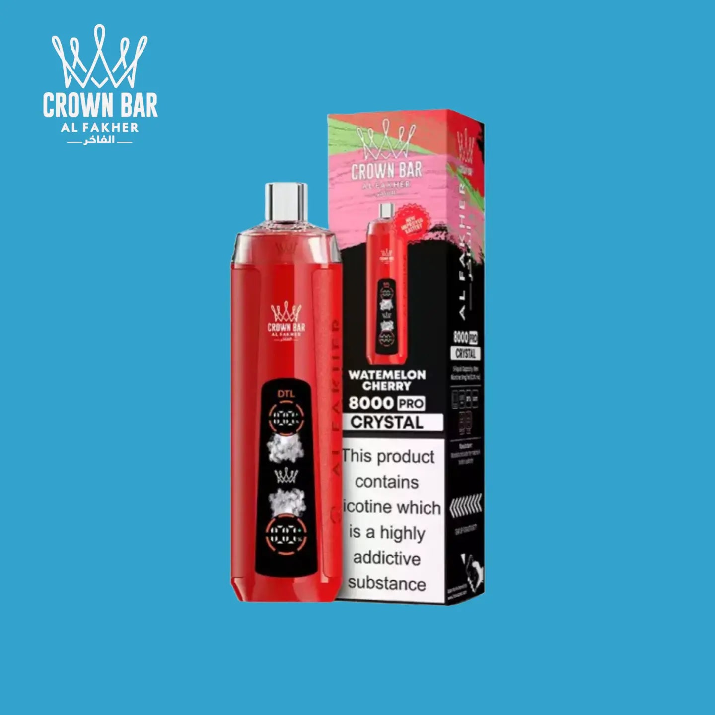 Al Fakher Vape 8000 Puffs Watermelon Cherry