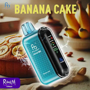 Randm Tornado Puff 20K Taff Bananenkuchen-Geschmack Einweg-E-Zigaretten