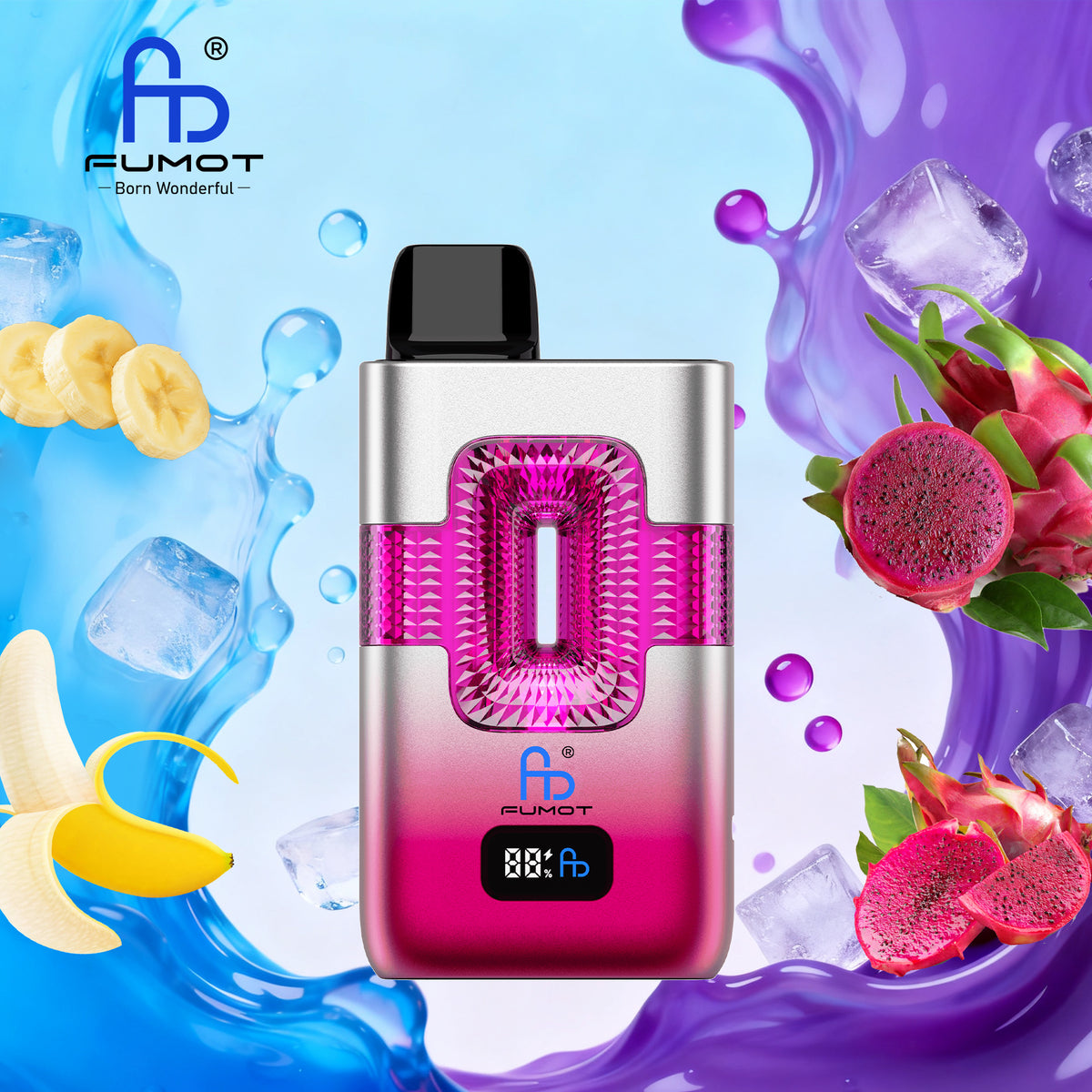 Fumot ECO 2IN1 50000 Banana Ice & Black Dragon Ice Dual-Flavor