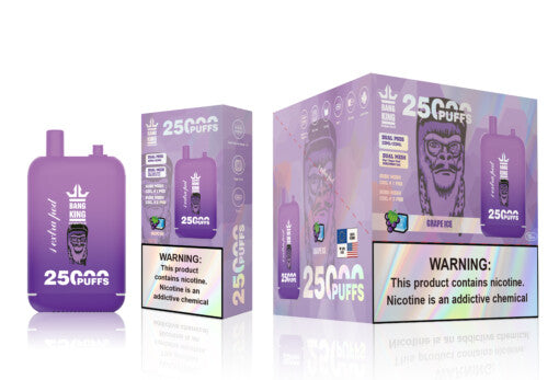 Puff 25000 Taff Nicotine Cigarette électronique Jetable with Double Pods - Grape Ice Gout