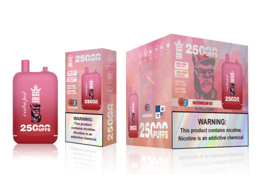 Puff Bang King 25000 Puffs Watermelon Ice Gout Nicotine Cigarette électronique Jetable