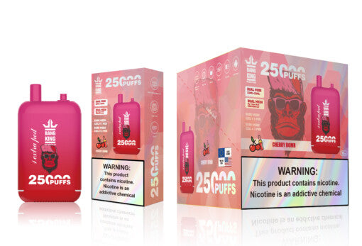 Puff 25000 Taff Cherry Bomb Gout Liquide Vape Jetable with Double Pods