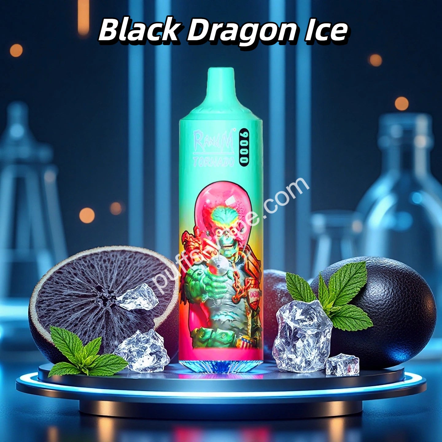 Black Dragon Ice Puff 9K Randm Tornado