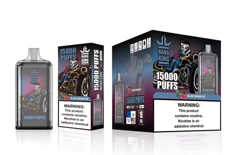 Bang King 15000 Puffs Black Dragon Ice Saveur Vape Jetables