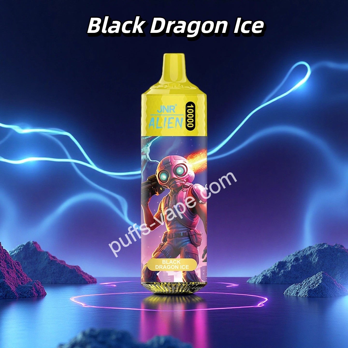 Black Dragon Ice Puff JNR Vape Jetable
