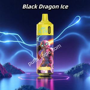 Black Dragon Ice Puff JNR Vape Jetable