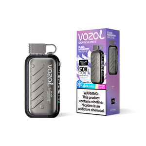 VOZOL Vape Gear 50000 Taff Black Raspberry Smoothie