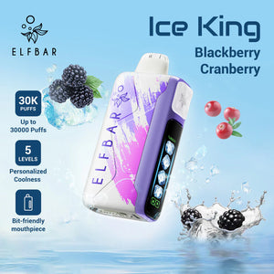 Elf Bar Ice King 30K Taff Blackberry Cranberry