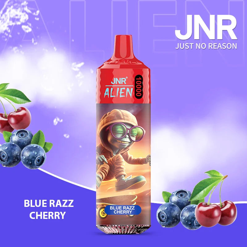 Blue Razz Cherry - Puff 10000 Taff Nicotine Vape Jetable