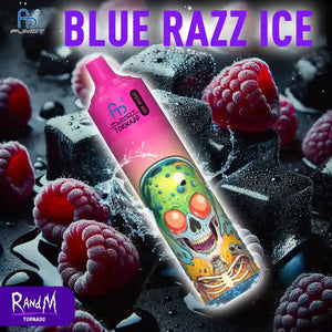 Blue Razz Ice - Fumot Vape Randm Tornado Puff 30K Taff with 2% Nicotine