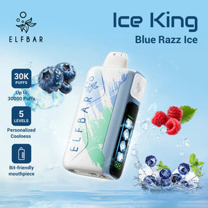 Elf Bar Vape 30K bouffées Blue Razz Ice