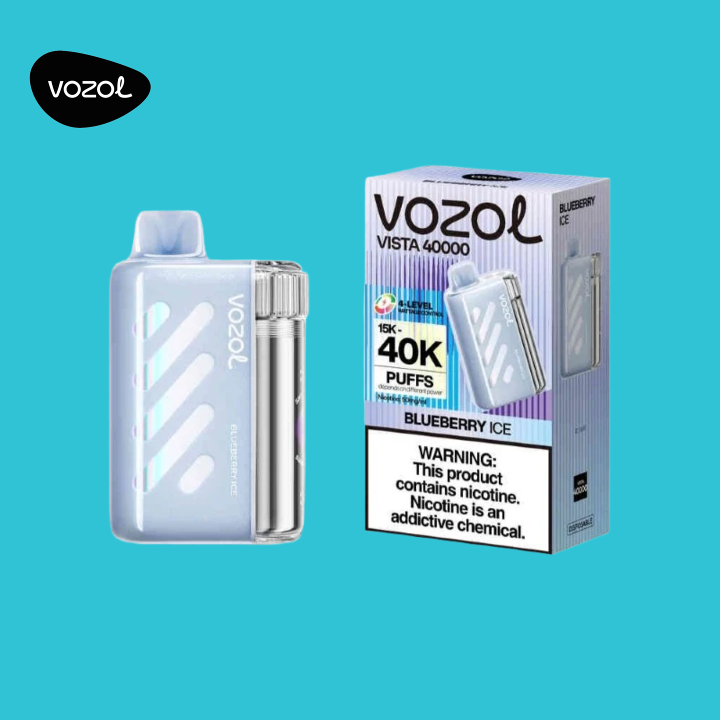 Puff Vozol Vista 40000 Taff Blueberry Ice