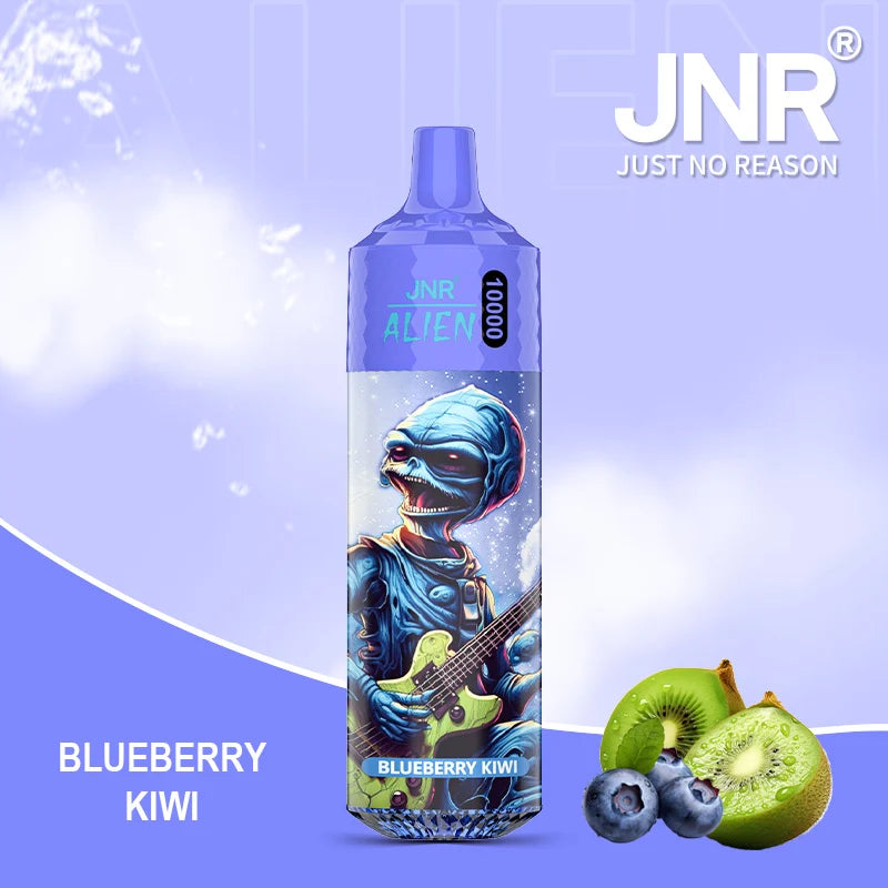 JNR Alien 10000 Puffs 10k Bouffees Vape Jetable - Blueberry Kiwi Gout