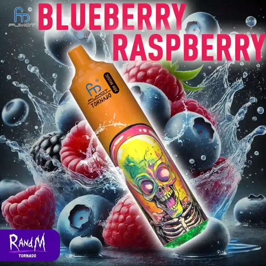 Puff 30000 Taff Randm 30K Puffs Music Vape Jetable - Blueberry Raspberry