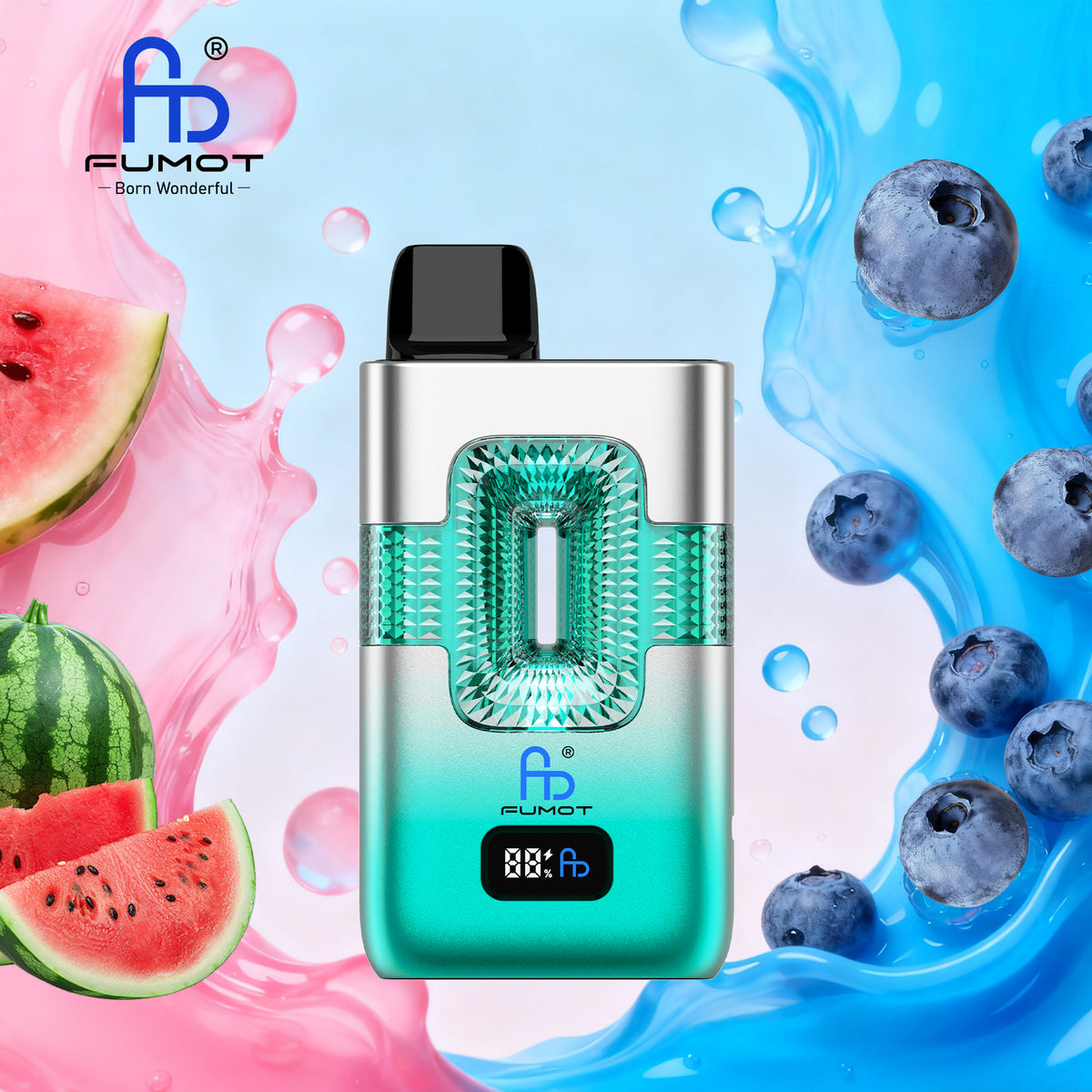 Blueberry Hubba Bubba & Watermelon Hubba Bubba Fumot ECO 2IN1 50000 Vape