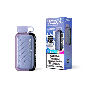 VOZOL Gear 50000 Blueberry Ice Dreilagige Mesh-Verdampferköpfe