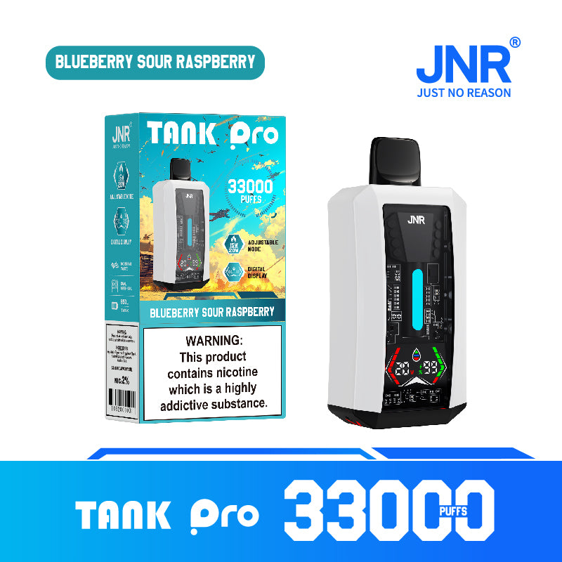 JNR Tank Pro 33K Bouffées Blueberry Sour Raspberry