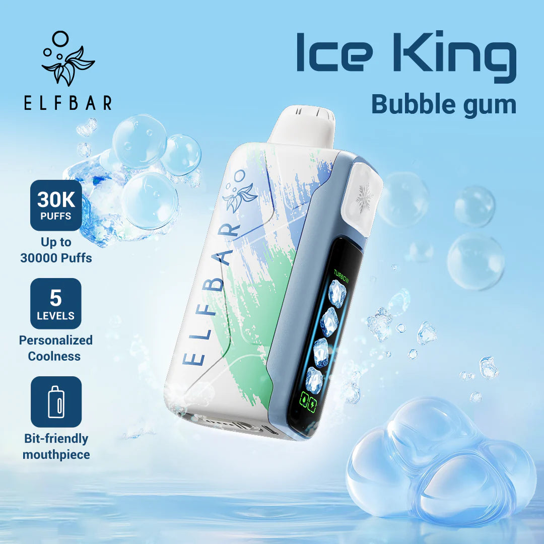 Elf Bar Ice King 30K Bubble Gum Nicotine 5%