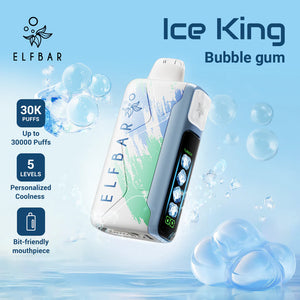 Elf Bar Ice King 30K Bubble Gum Nicotine 5%