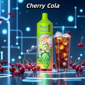 Cherry Cola Fumot Vape Randm Tornado Puff 9000 Taff