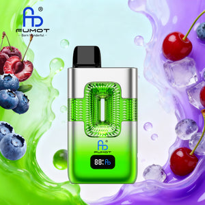 FUMOT ECO 2IN1 50000 Taff Cherry Ice & Blue Razz Cherry