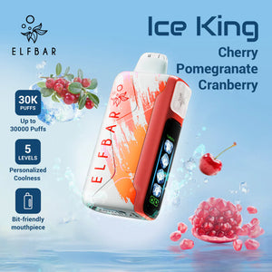 Elf Bar Ice King 30K Cherry Pomegranate Cranberry