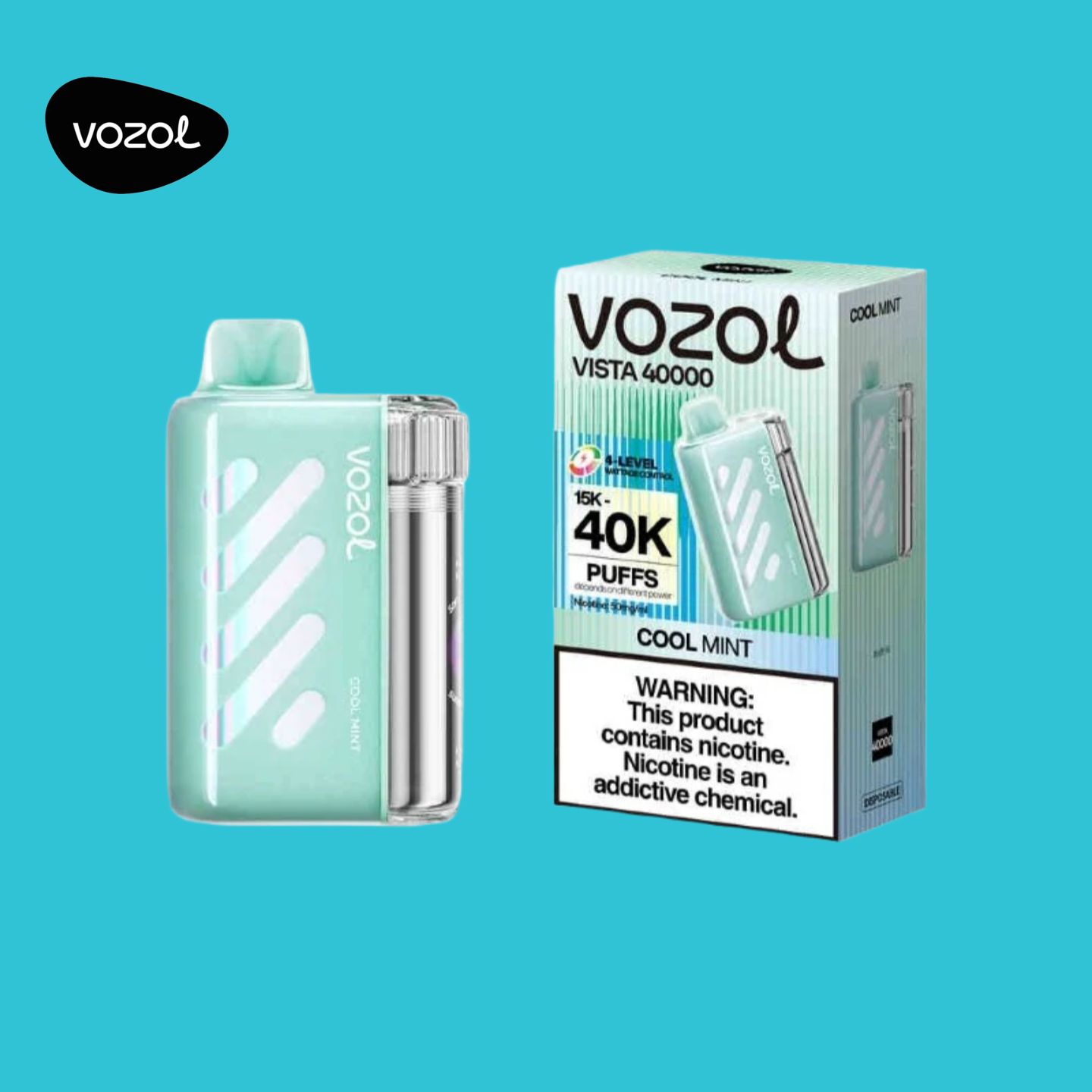 Vozol Vape Vista 40000 Taff Cool Mint