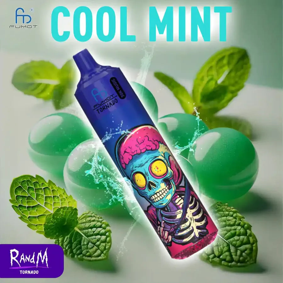 Cool Mint Gout - Randm Tornado Cigarette électronique Jetable with Batterie Rechargeable