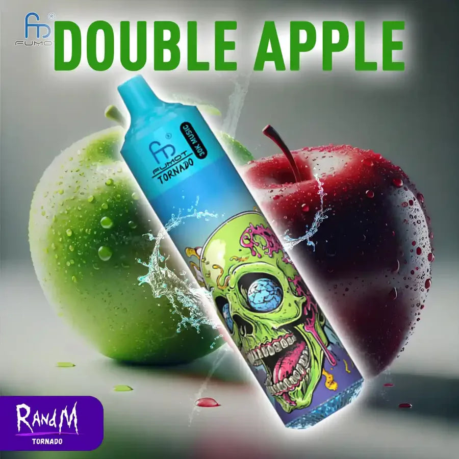 Puff 30K Taff Randm Tornado Vape Jetable with 2% Nicotine - Double Apple Gout