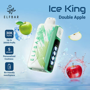 Saveur Double Apple Elf Bar Ice King 30K Vape