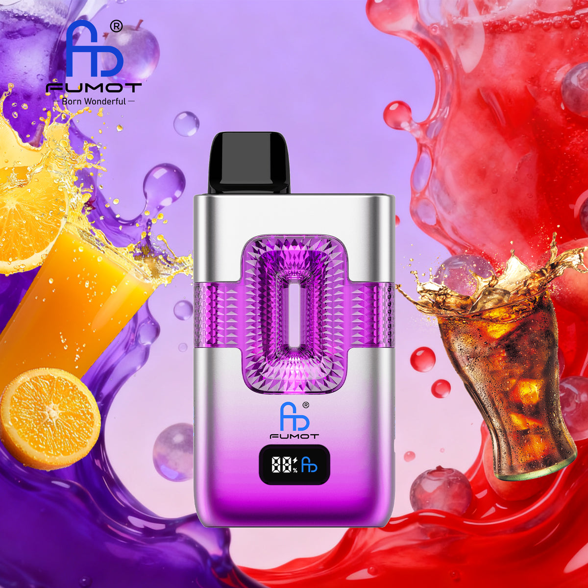 RandM FUMOT ECO 2IN1 50K Taff Fanta & Cola Ice