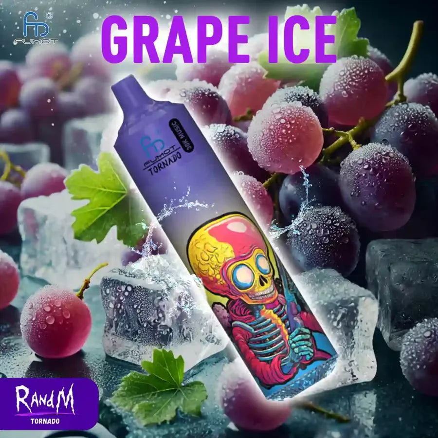 Grape Ice - Tornado Vape 30000 Puffs Cigarette électronique Jetable Édition Musique