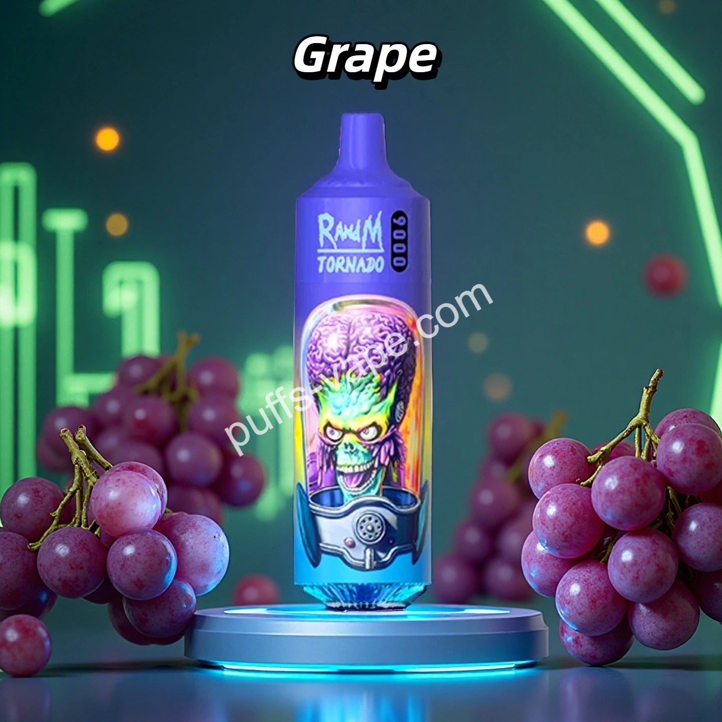 Grape Randm Tornado Puff 9K Taff Vape Jetable