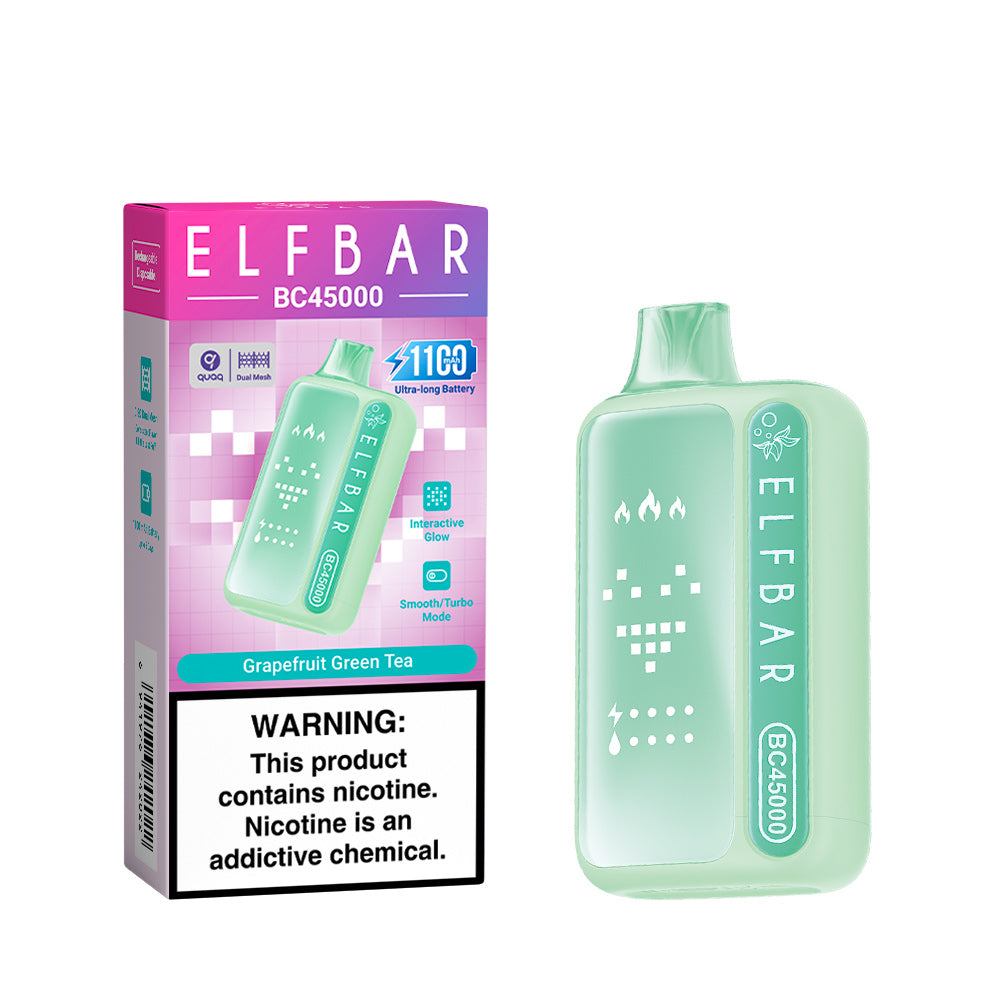 Elf Bar Vape BC45000 Grapefruit Green Tea