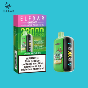 Puff Elf Bar GH23000 23K Taff Green Apple Ice