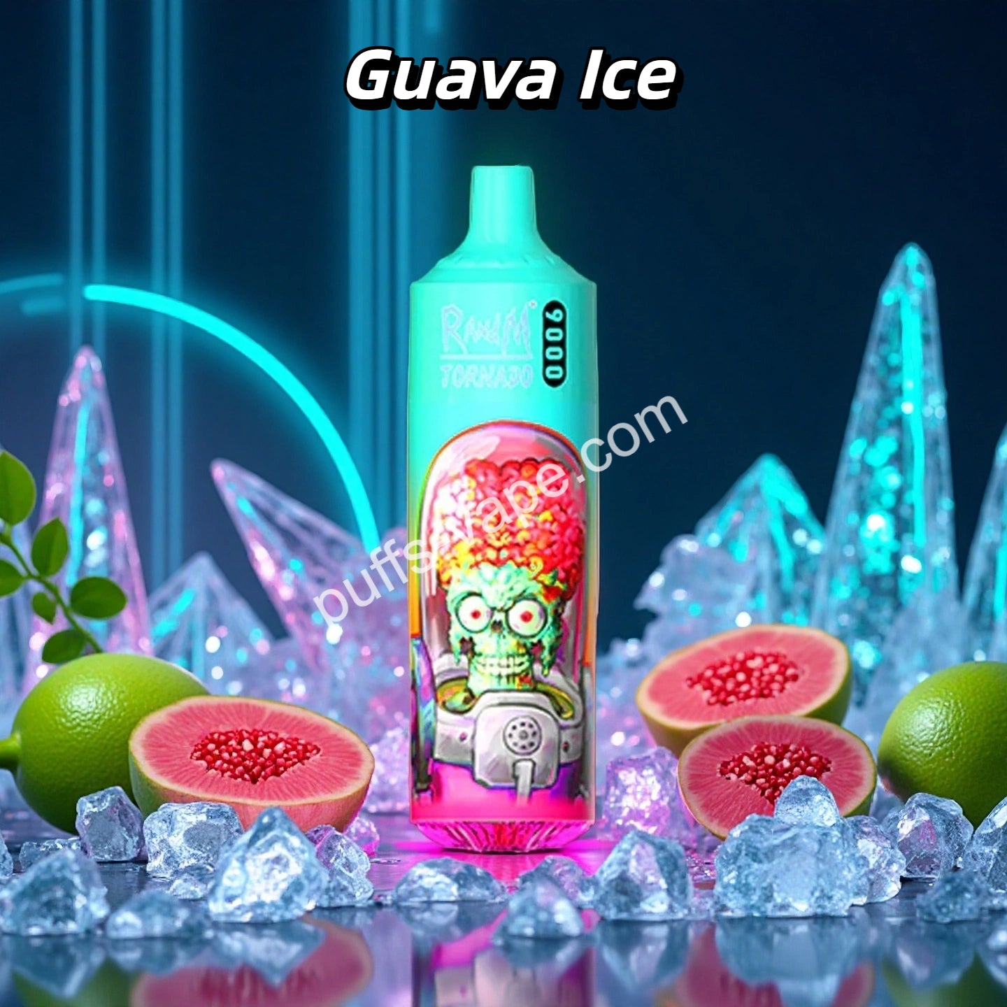 Guava Ice Puff 9000 Taff Randm Vape