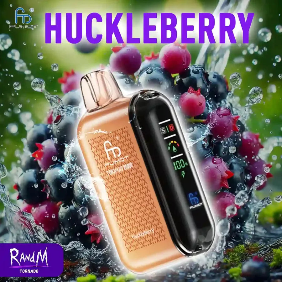 Randm Tornado 20000 Puffs Huckle Berry Saveur Cigarettes électroniques Jetables
