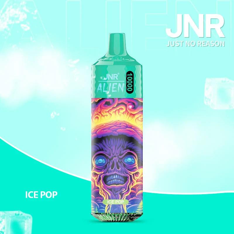 JNR Alien 10000 Puffs 10k Bouffees Cigarette électronique jetables Ice PoP Saveur