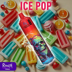 Puff 30000 Taff Cigarette électronique Jetables with Lumières RVB - Ice Pop Gout