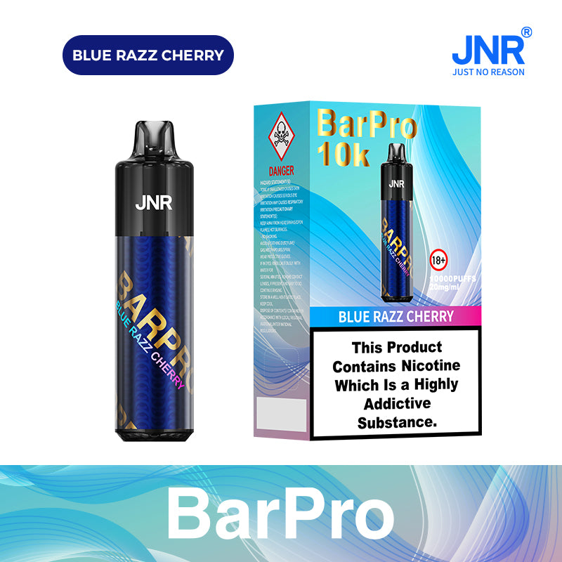 Puff 10K Bouffees Blue Razz Cherry Gout Vape Jetable with 800 mAh Rechargeable Batterie