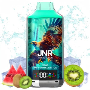 Liquideo Puff JNR Einweg-Vape Falcon X 18000 Züge 18K Kiwi-Wassermelonen-Eisgeschmack