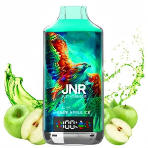 Puff 18K JNR Einweg-E-Zigarette mit saurem Apfeleisgeschmack und 24 ml E-Liquid