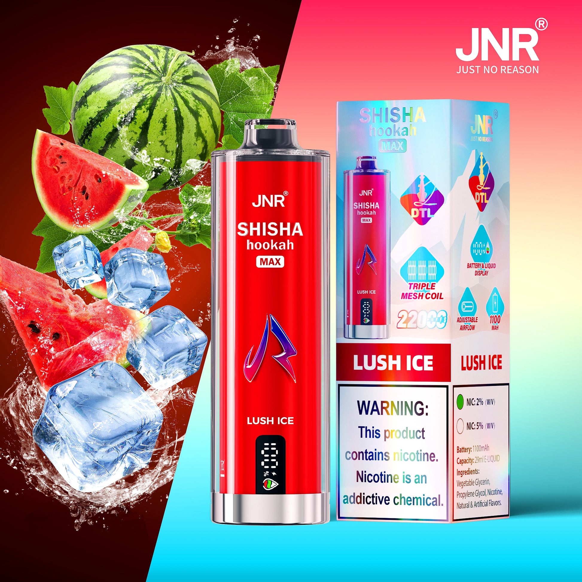 Puff JNR 22000 Lush Ice Vape Puffs-vape Puff JNR 22000 Lush Ice Vape Puffs-vape